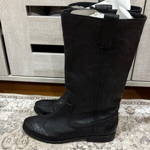 Frye Black Leather Boots